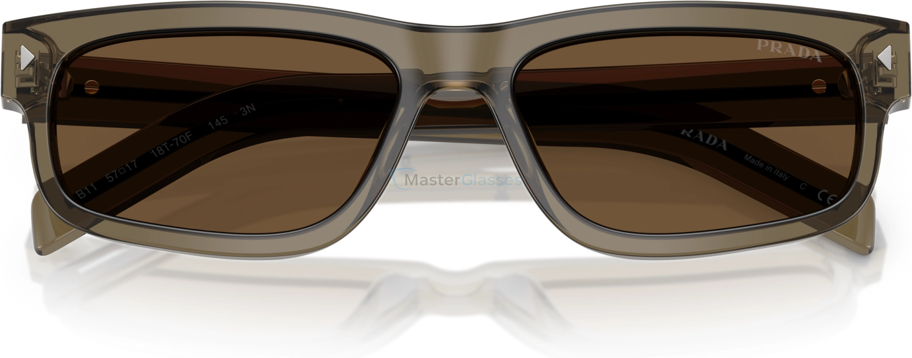   Prada PR B11S 18T70F Brown