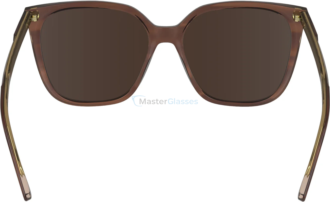   CALVIN KLEIN CK24509S 203,  STRIPED BROWN/ROSE, SOLID WINE