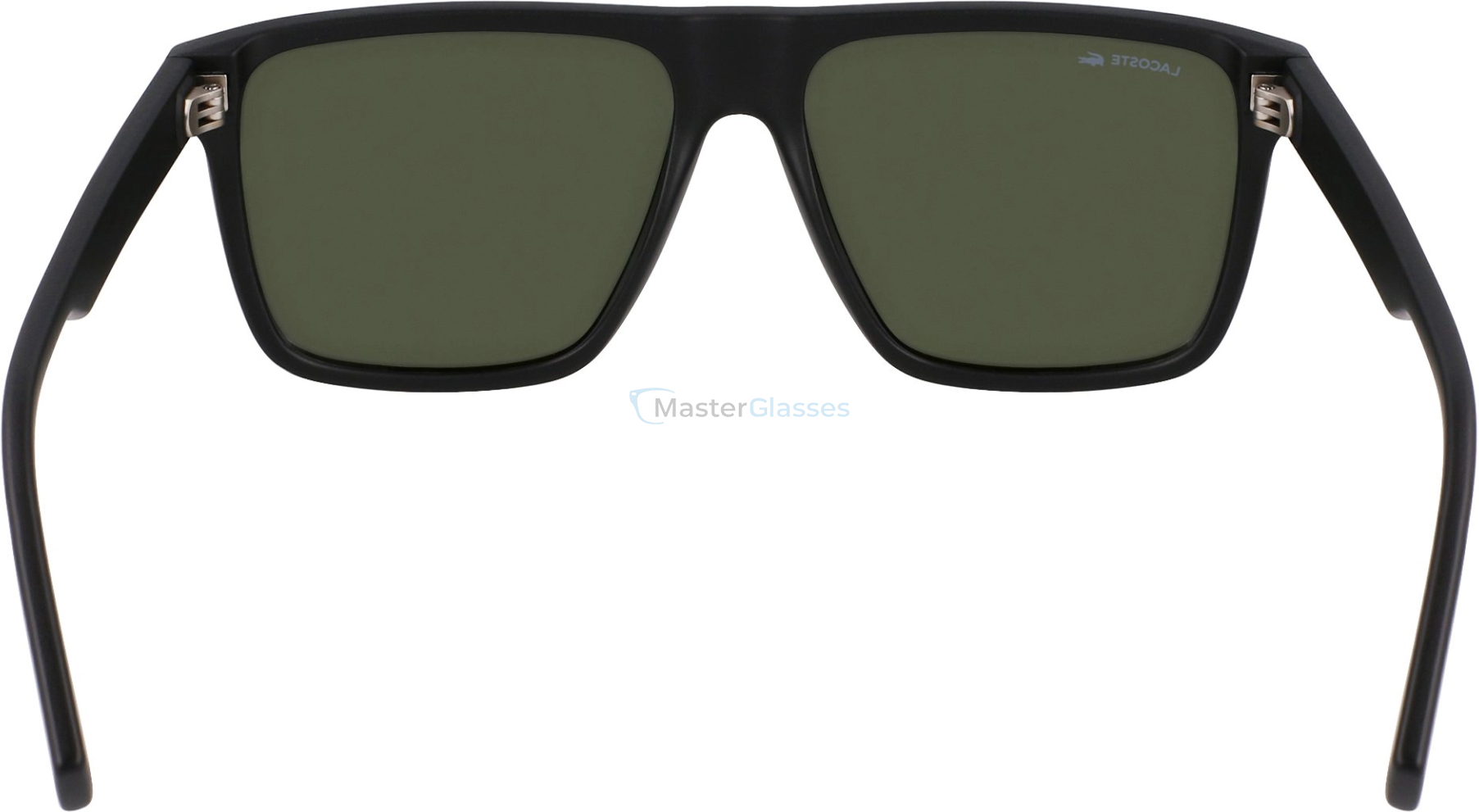   LACOSTE L6027S 2,  MATTE BLACK, SOLID GREEN FLASH