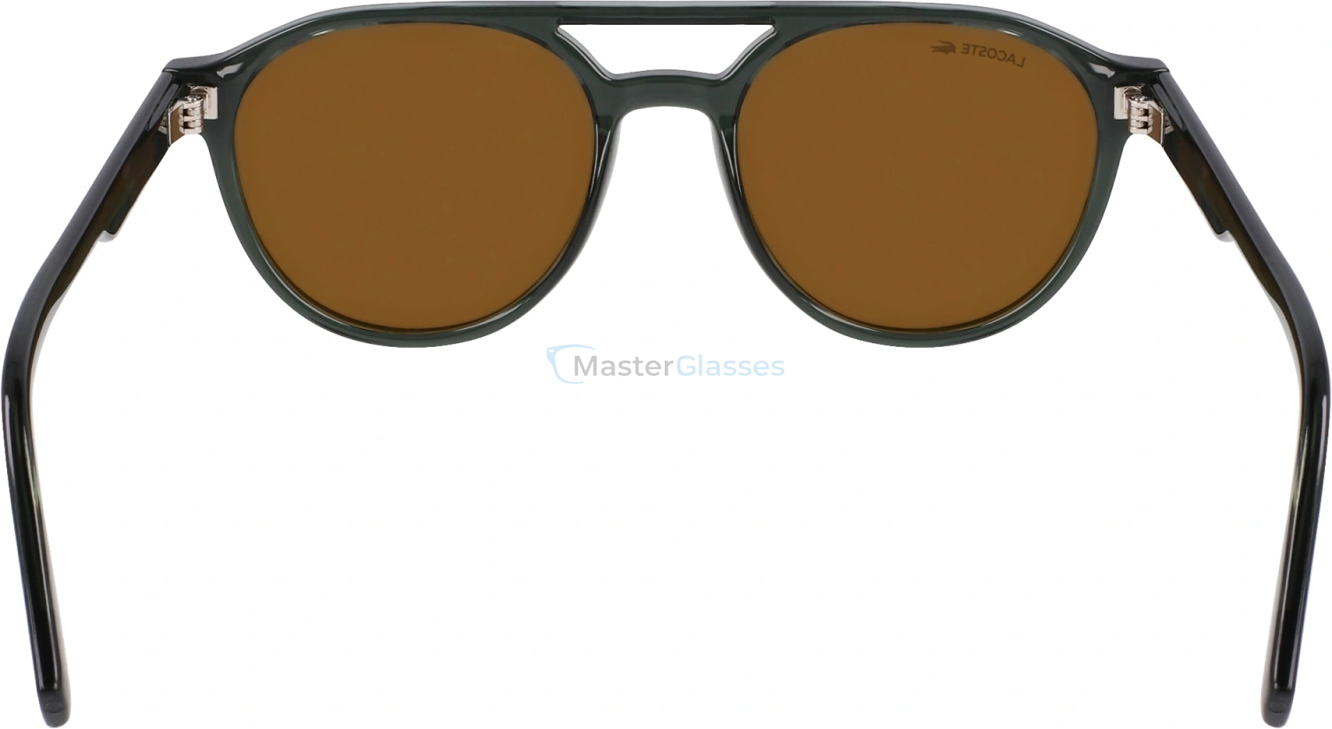   LACOSTE L6008S 35,  TRANSPARENT GREY, SOLID BROWN