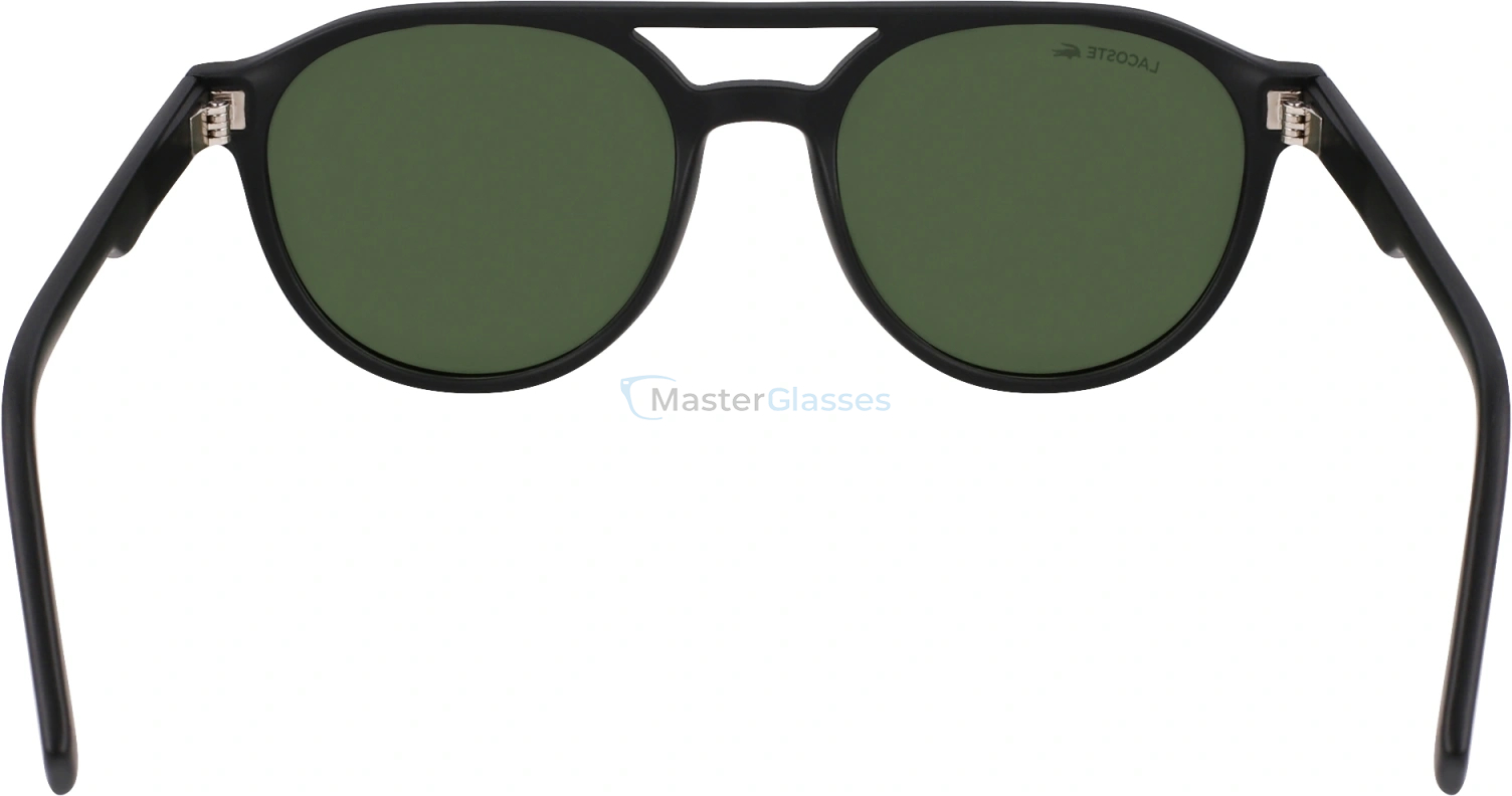   LACOSTE L6008S 2,  MATTE BLACK, SOLID GREEN