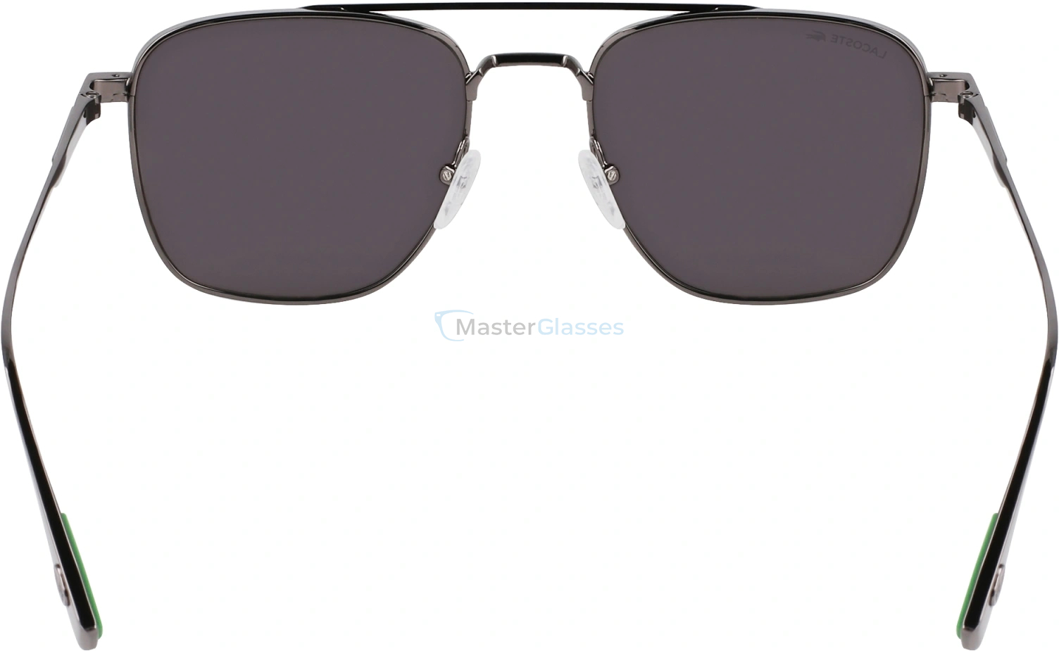   LACOSTE L261S 35,  SHINY GUNMETAL, Solid Smoke