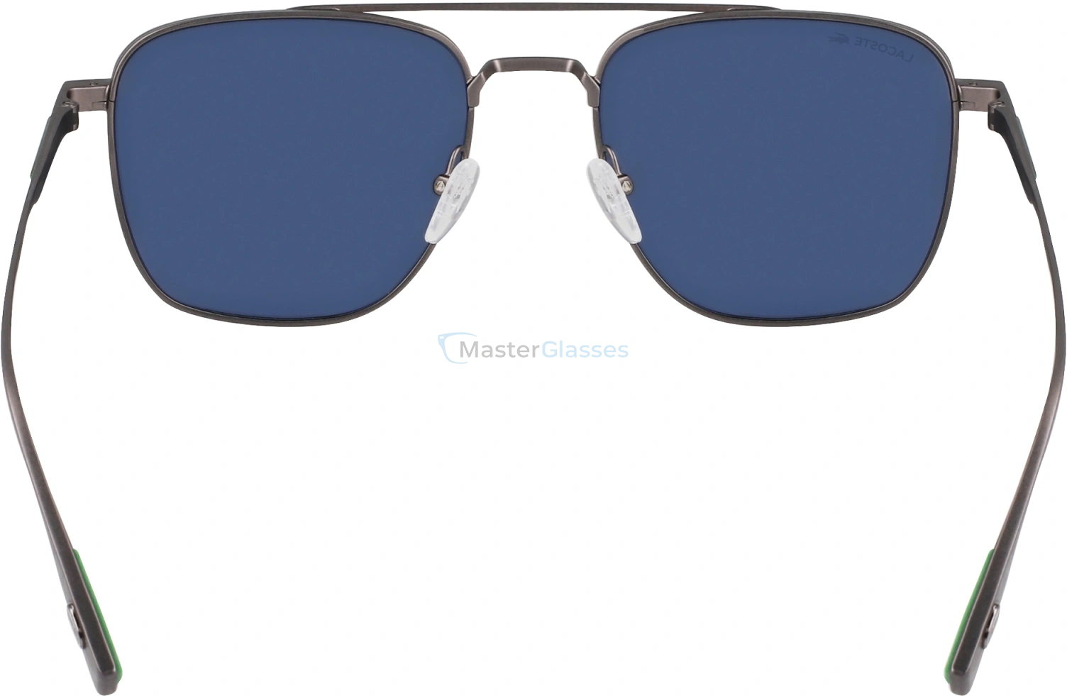   LACOSTE L261S 33,  MATTE DARK GUNMETAL, Solid Blue