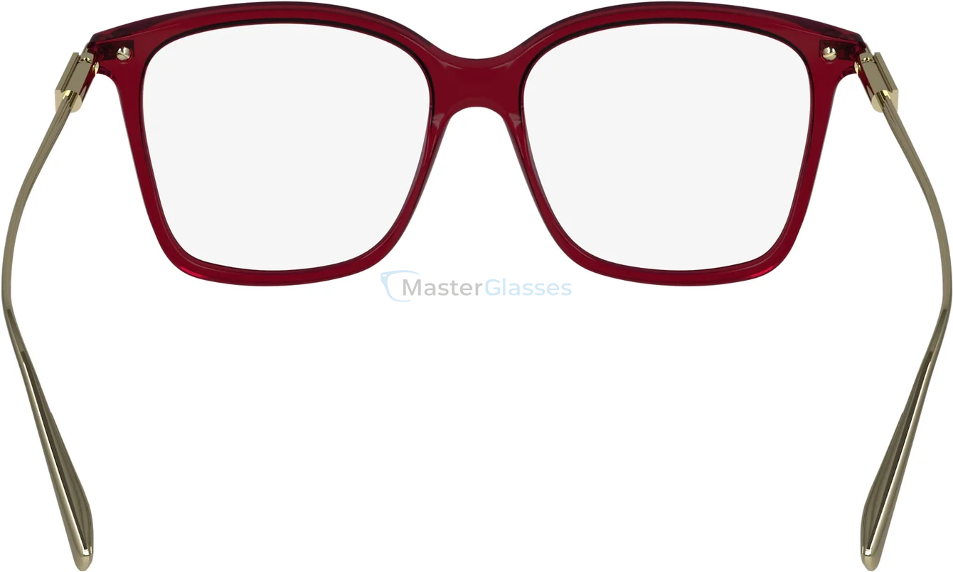  SALVATORE FERRAGAMO SF2992 612,  TRANSPARENT BURGUNDY, CLEAR