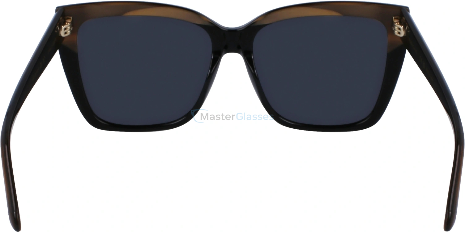   SALVATORE FERRAGAMO SF1102S 217,  STRIPED BROWN/BLACK, SOLID GREY
