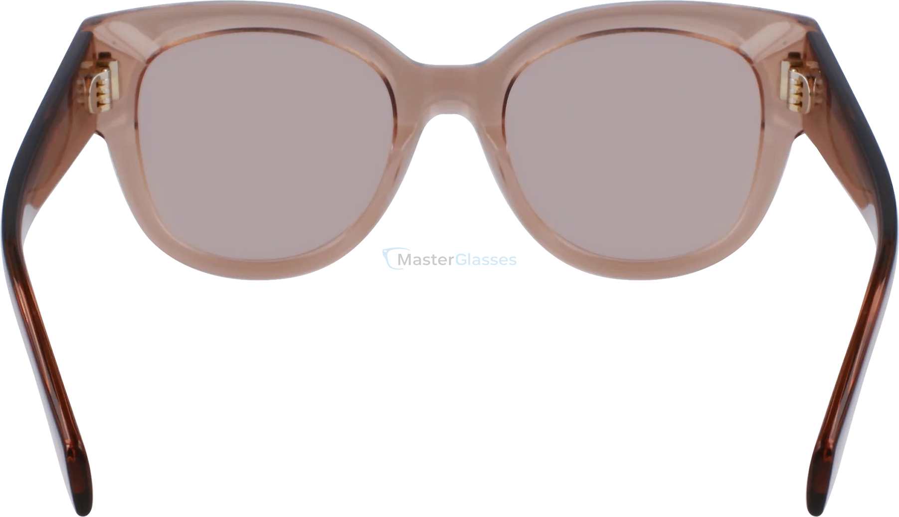   SALVATORE FERRAGAMO SF2007S 260,  TRANSPARENT NUDE, SOLID BROWN