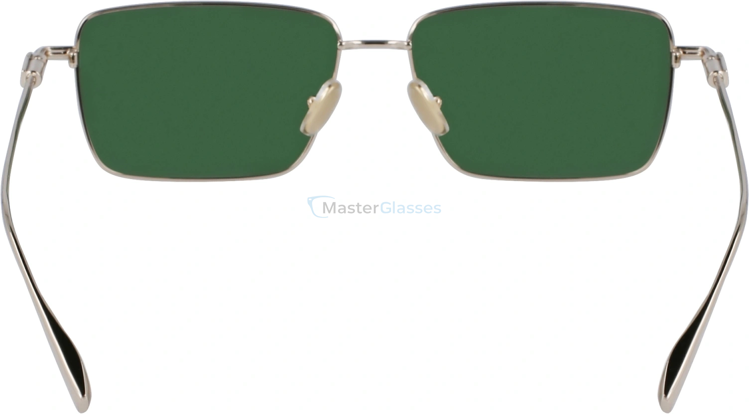   SALVATORE FERRAGAMO SF309S 746,  LIGHT GOLD/GREEN, SOLID GREEN