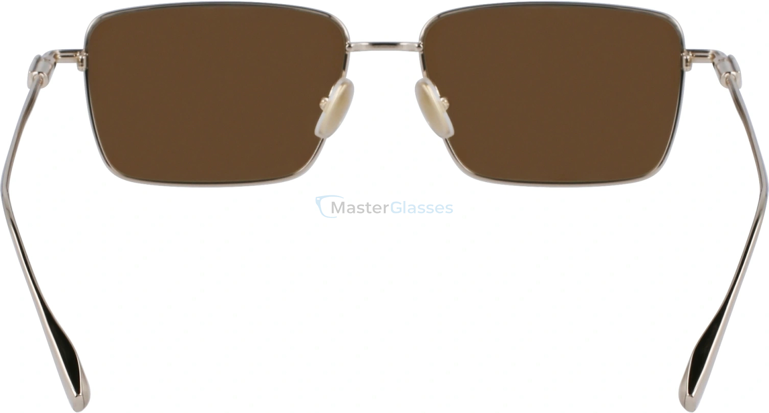   SALVATORE FERRAGAMO SF309S 745,  GOLD/BROWN, SOLID BROWN