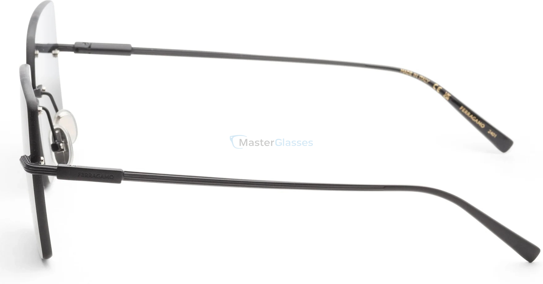   SALVATORE FERRAGAMO SF311S 2,  MATTE BLACK, SOLID DARK GREY