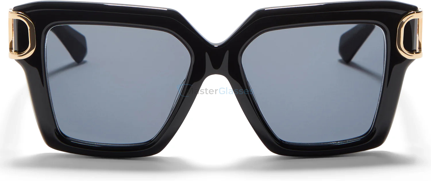   VALENTINO V - UNO BLK - GLD,  Black - V-Light Gold, Smoke Grey Lenses