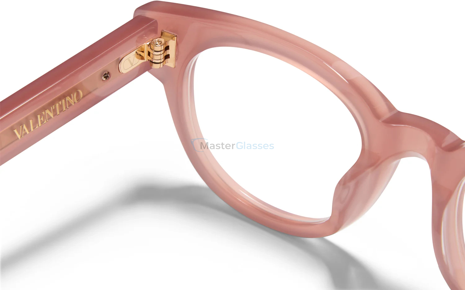  VALENTINO V - ESSENTIAL V PNK - GLD,  Cloudy Powder Pink, CLEAR