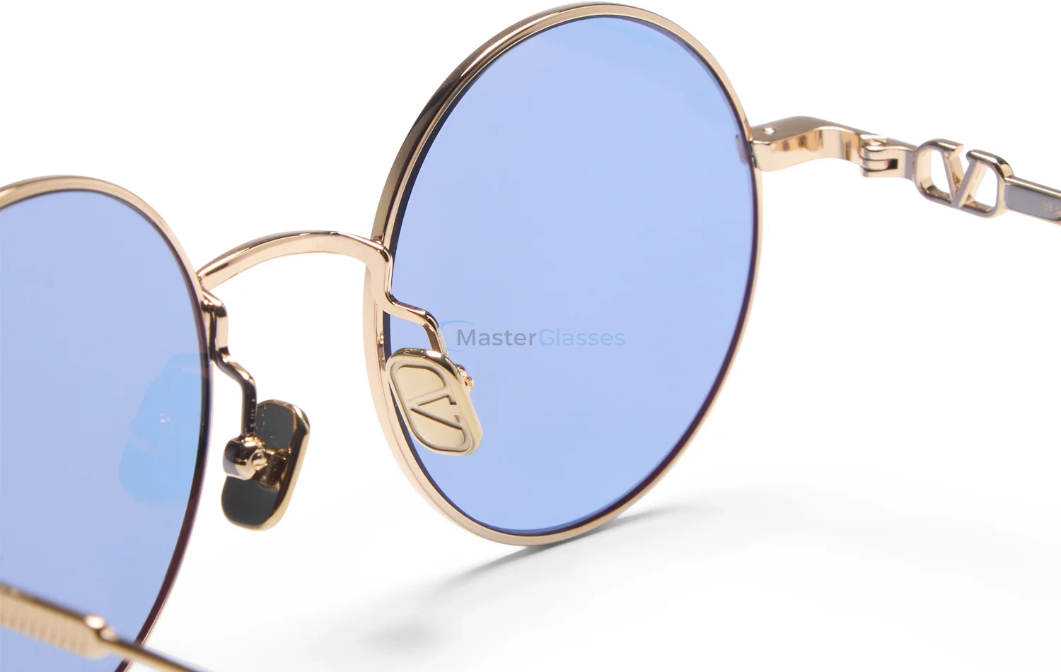   VALENTINO VLS-173 GLD - IVR,  V-Light Gold - Ivory, Blue Lenses