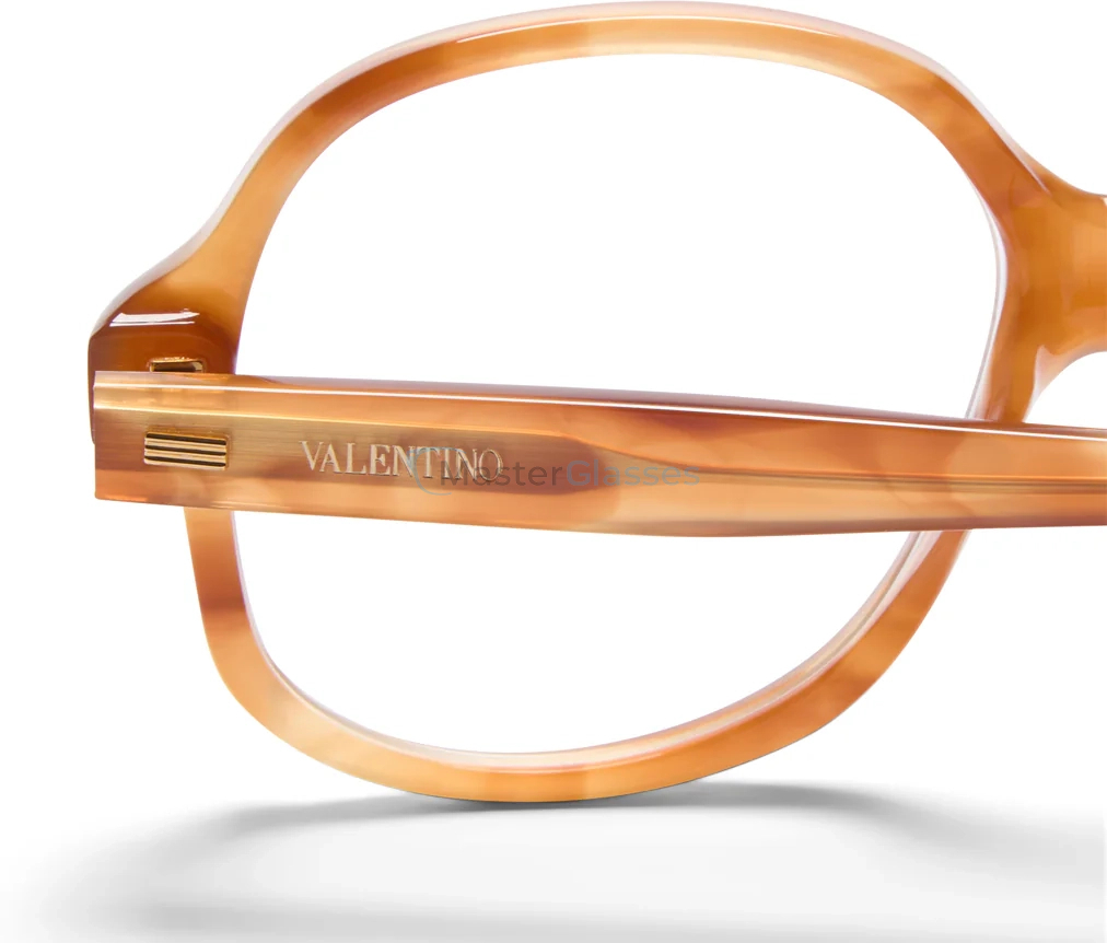  VALENTINO VLX-177 TRT - GLD,  Light Havana - V-Light Gold, CLEAR
