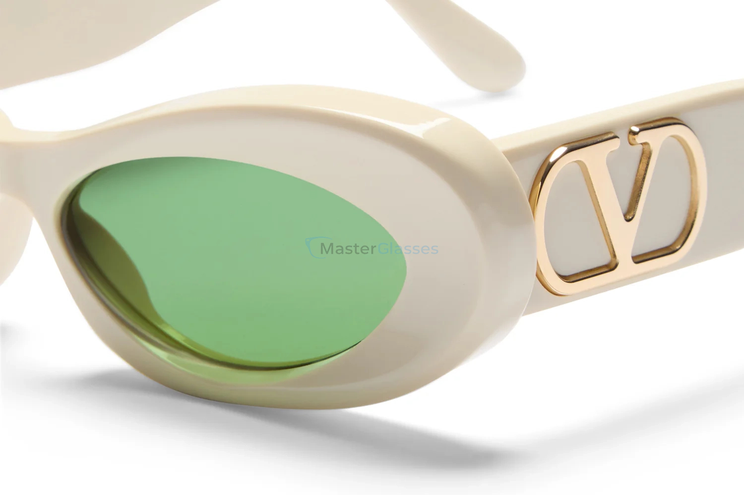   VALENTINO VLS-178 IVR - GLD,  Ivory - V-Light Gold, Green Lenses