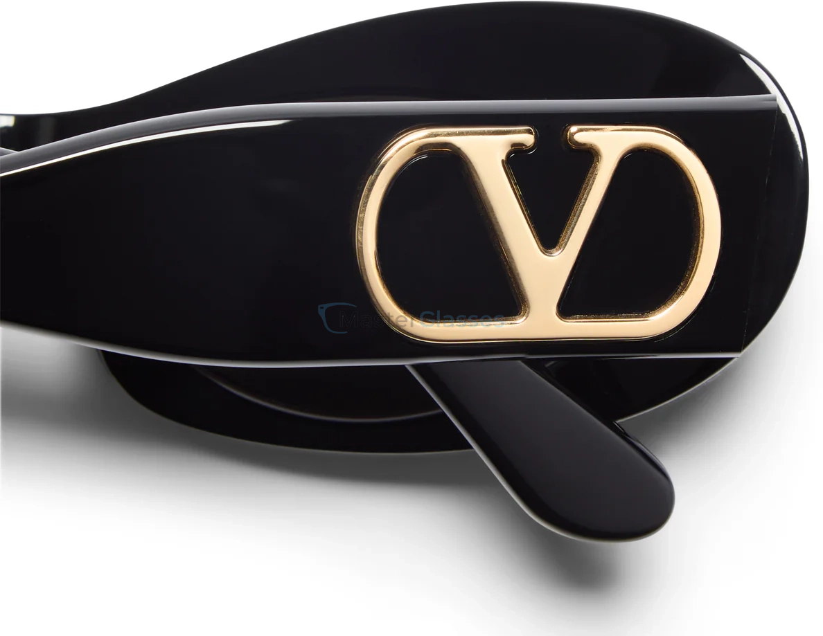   VALENTINO VLS-178 BLK - GLD,  Black - V-Light Gold, Smoke Grey Lenses