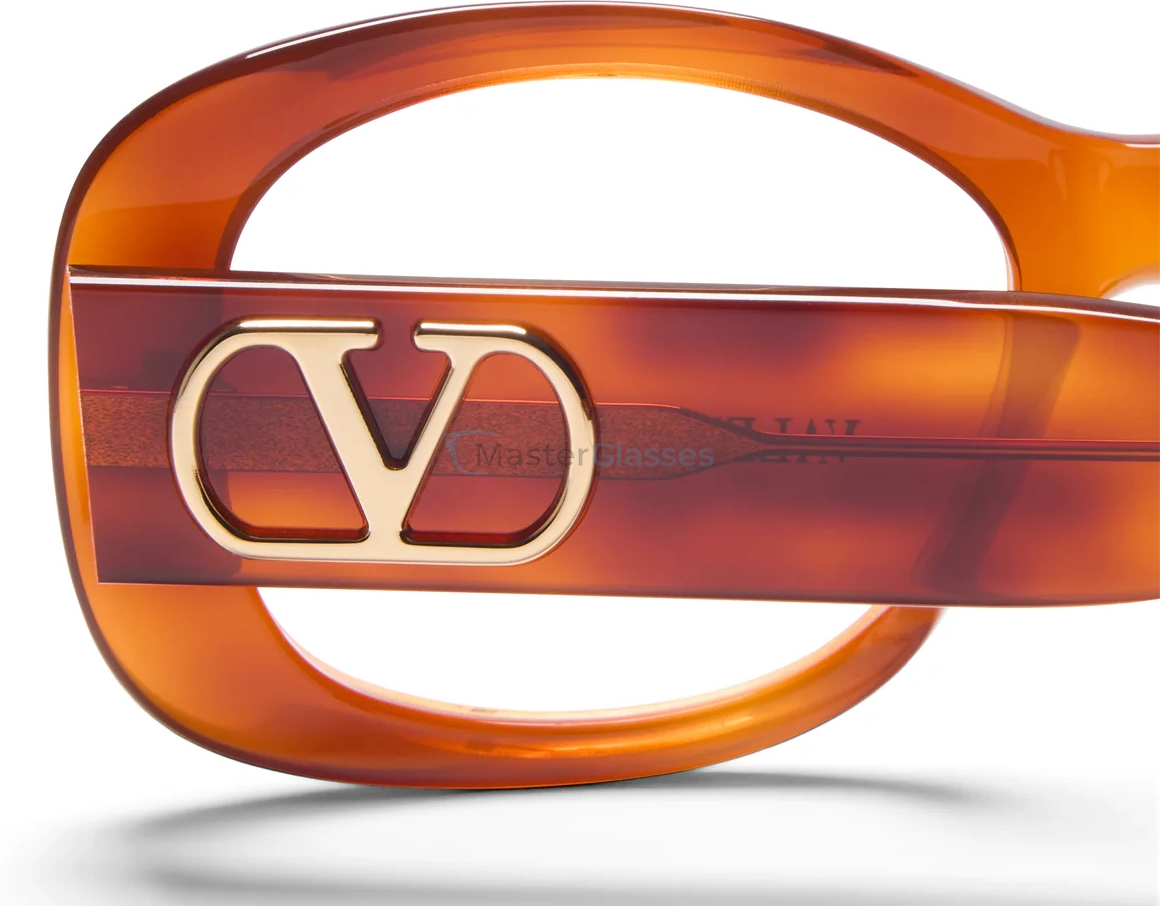  VALENTINO VLX-181 TRT - GLD,  Medium Havana - V-Light Gold, CLEAR