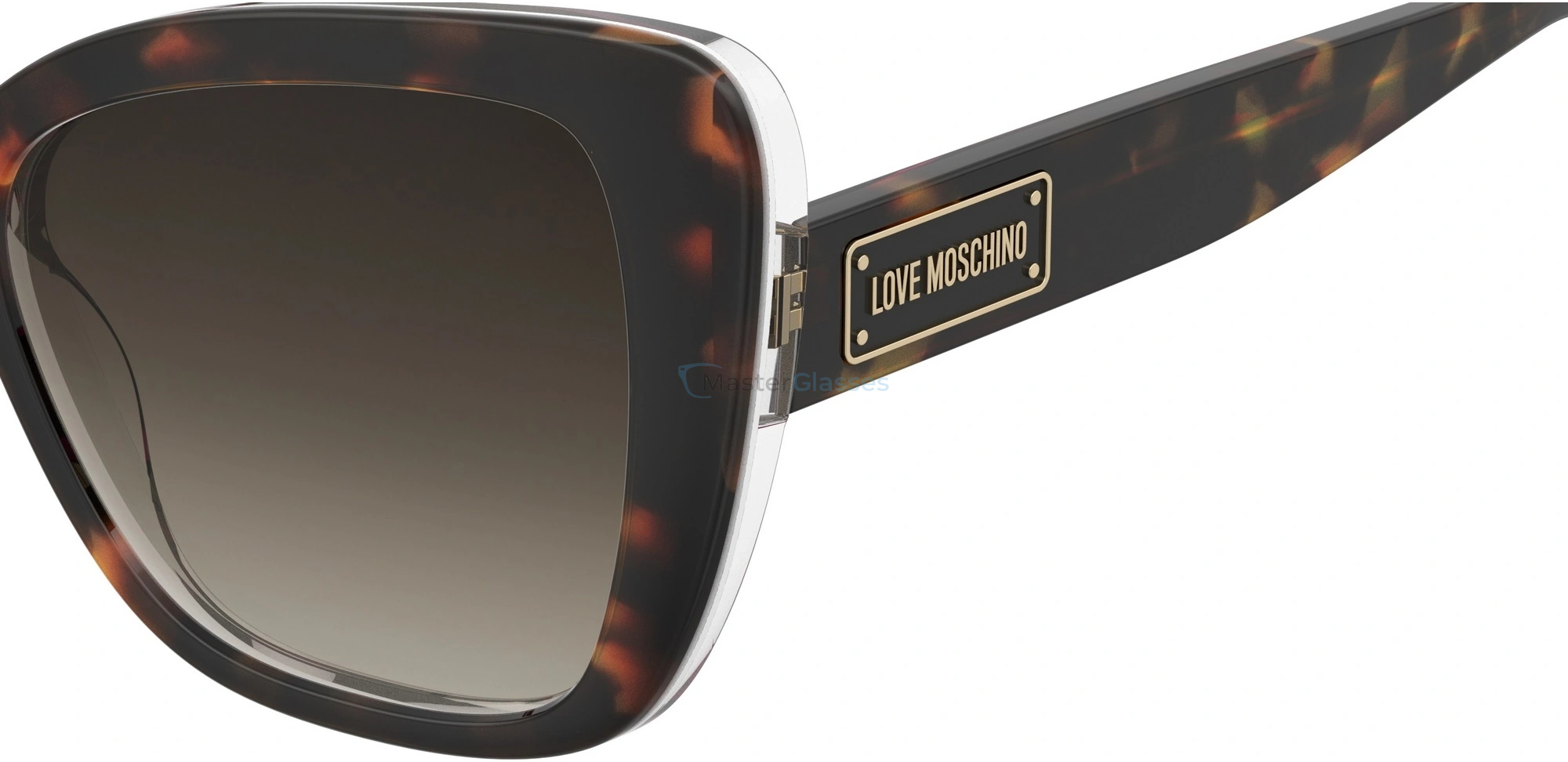   MOSCHINO LOVE MOL083/S 2VL PINK HAVANA PATTERN