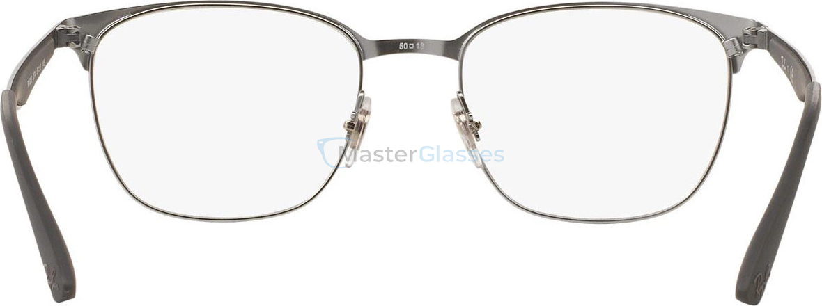  Ray-Ban RX6356 2874 Top Brusched Gunmetal On Silve