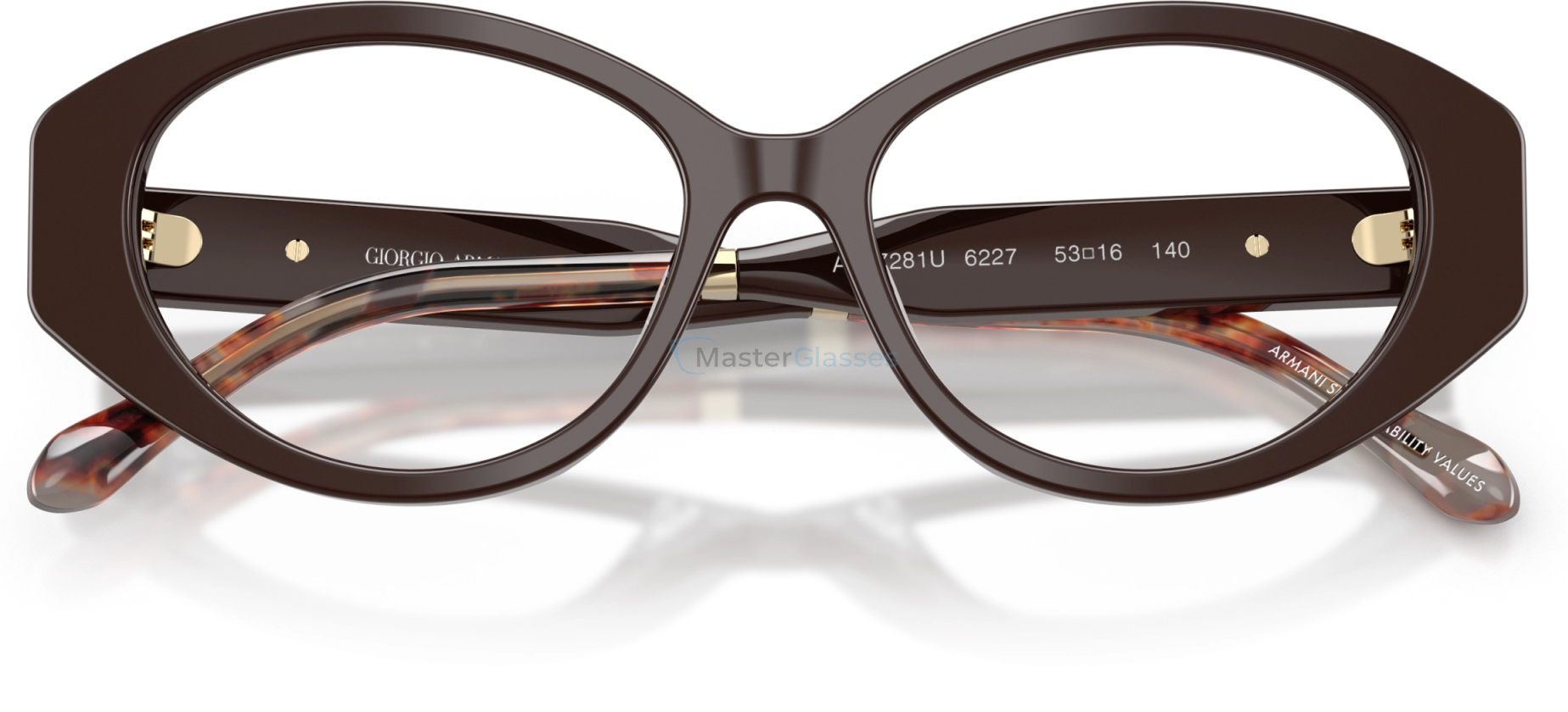  Giorgio Armani AR7281U 6227 Brown