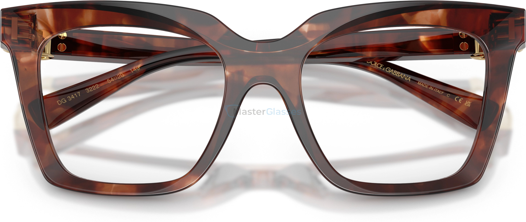  Dolce & Gabbana DG3417 3222 Red