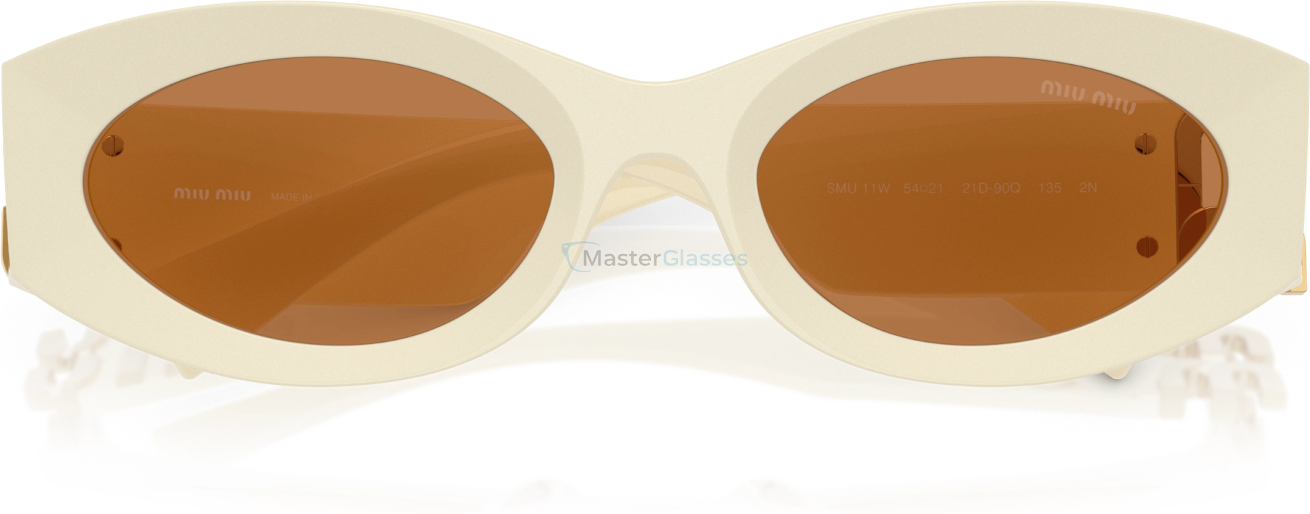   Miu Miu 0MU 11WS MU 11WS 21D90Q White