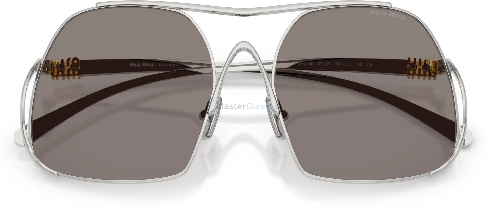   Miu Miu MU A55S 1BC80Q Silver