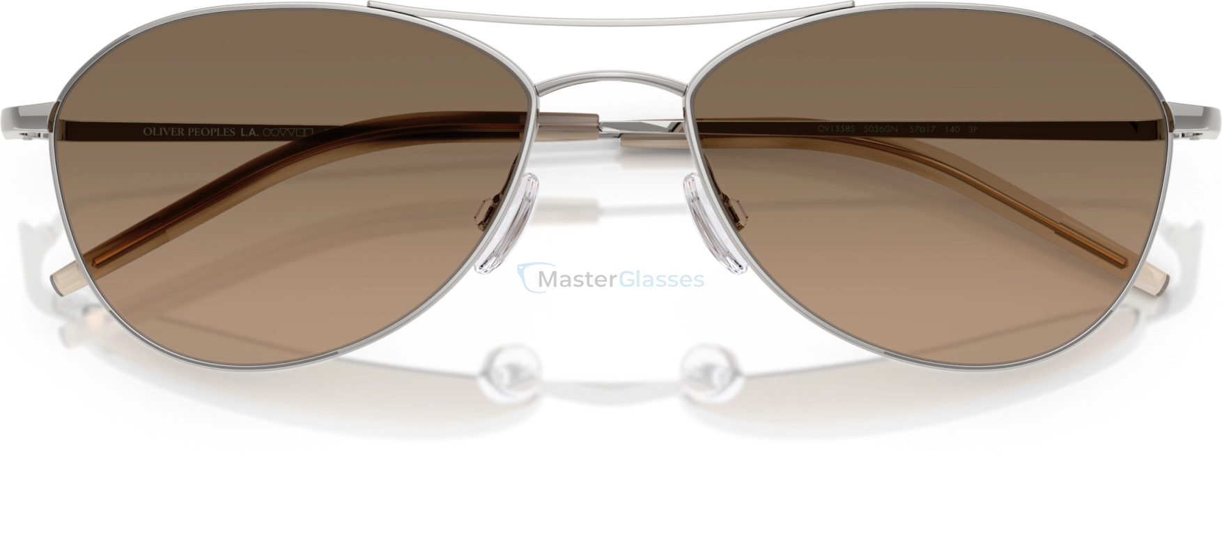   Oliver Peoples AERO II OV1358S 5036GN Silver