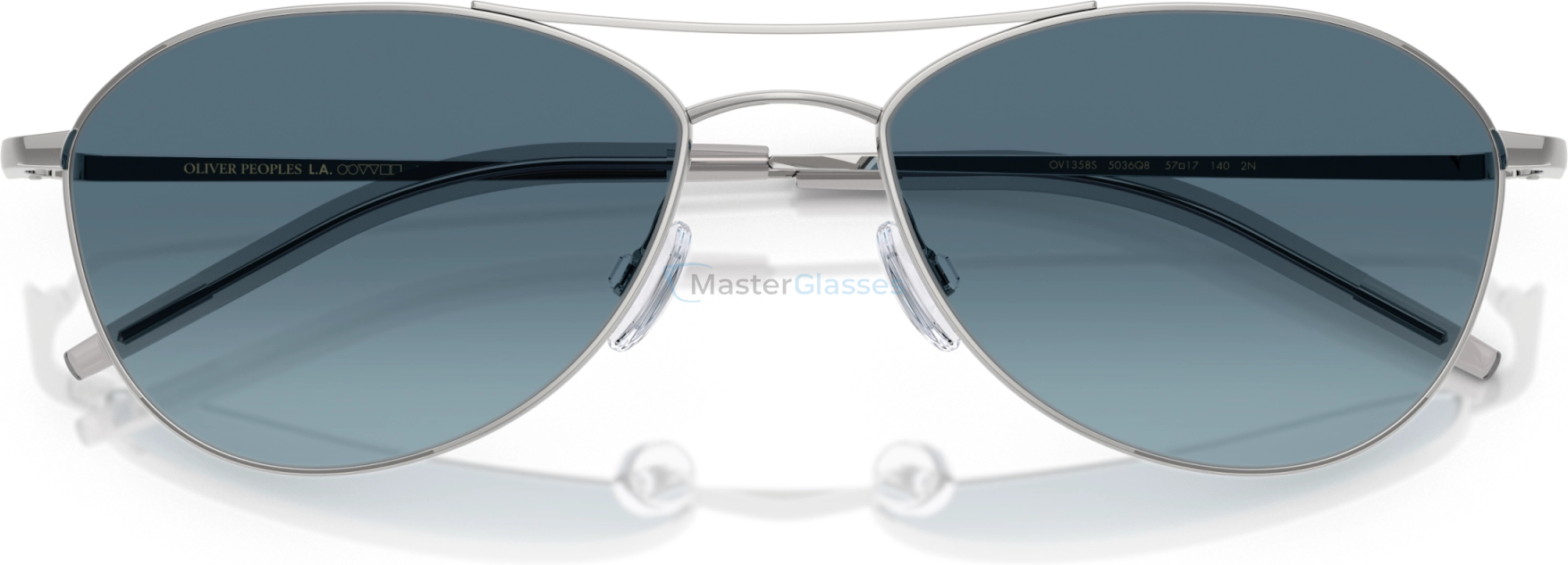   Oliver Peoples AERO II OV1358S 5036Q8 Silver