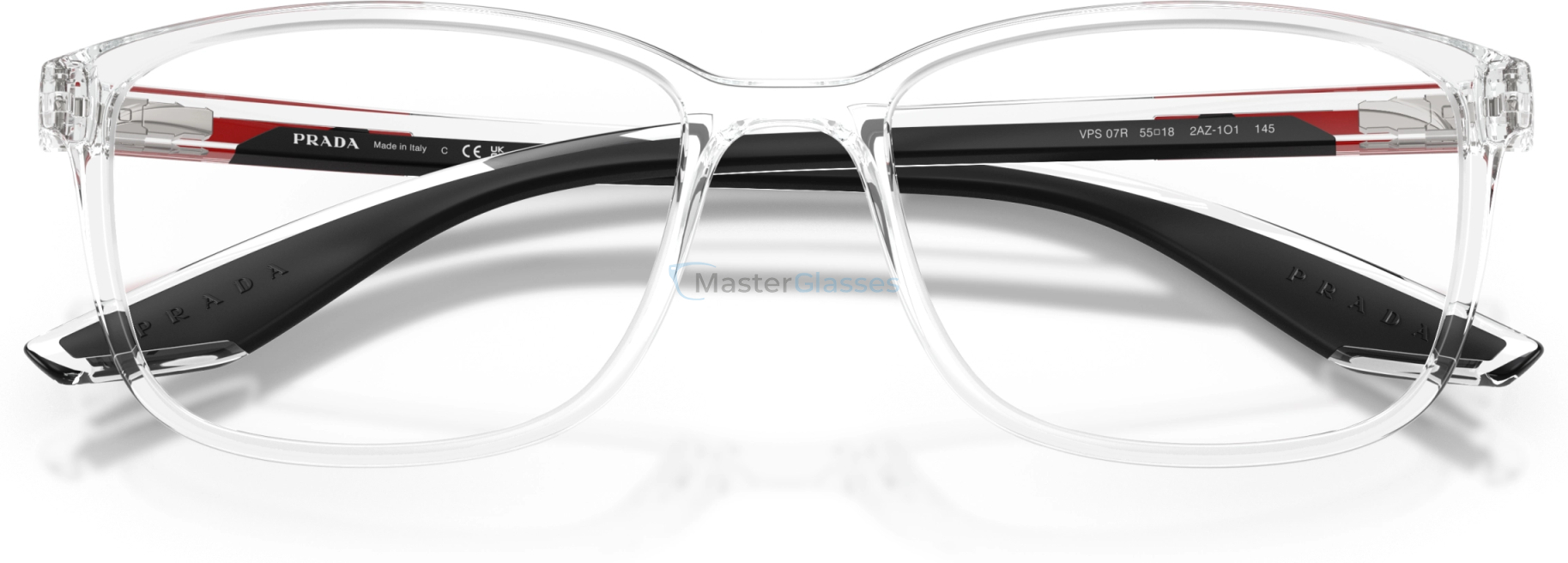  Prada Linea Rossa PS 07RV 2AZ1O1 Transparent