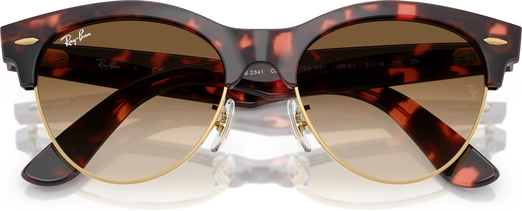   Ray-Ban CLUBMASTER WAY RB2341 143251 Havana