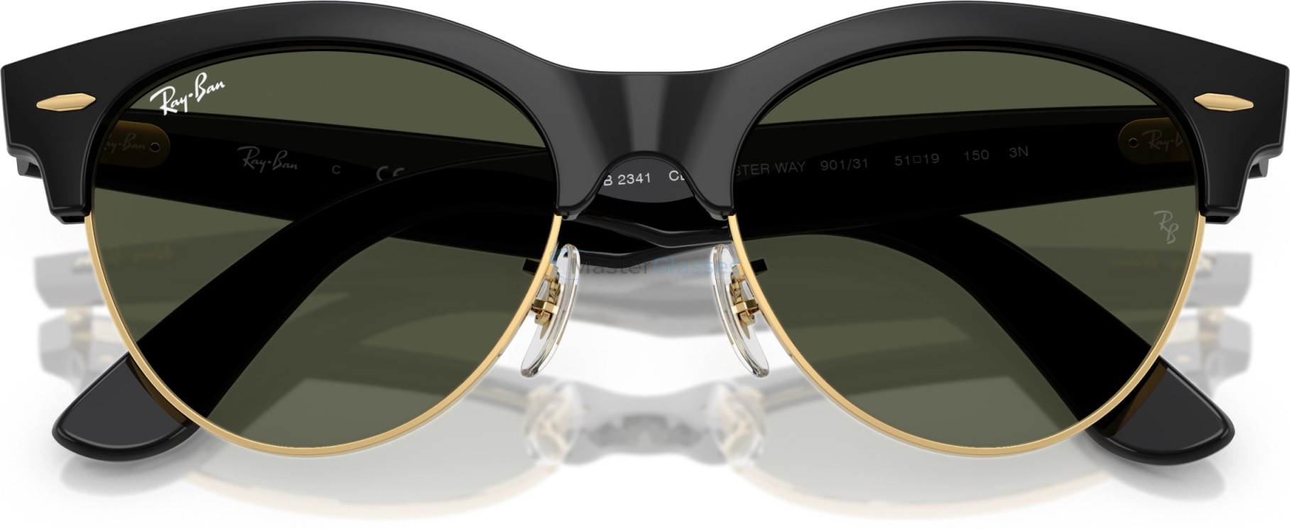   Ray-Ban CLUBMASTER WAY RB2341 901/31 Black