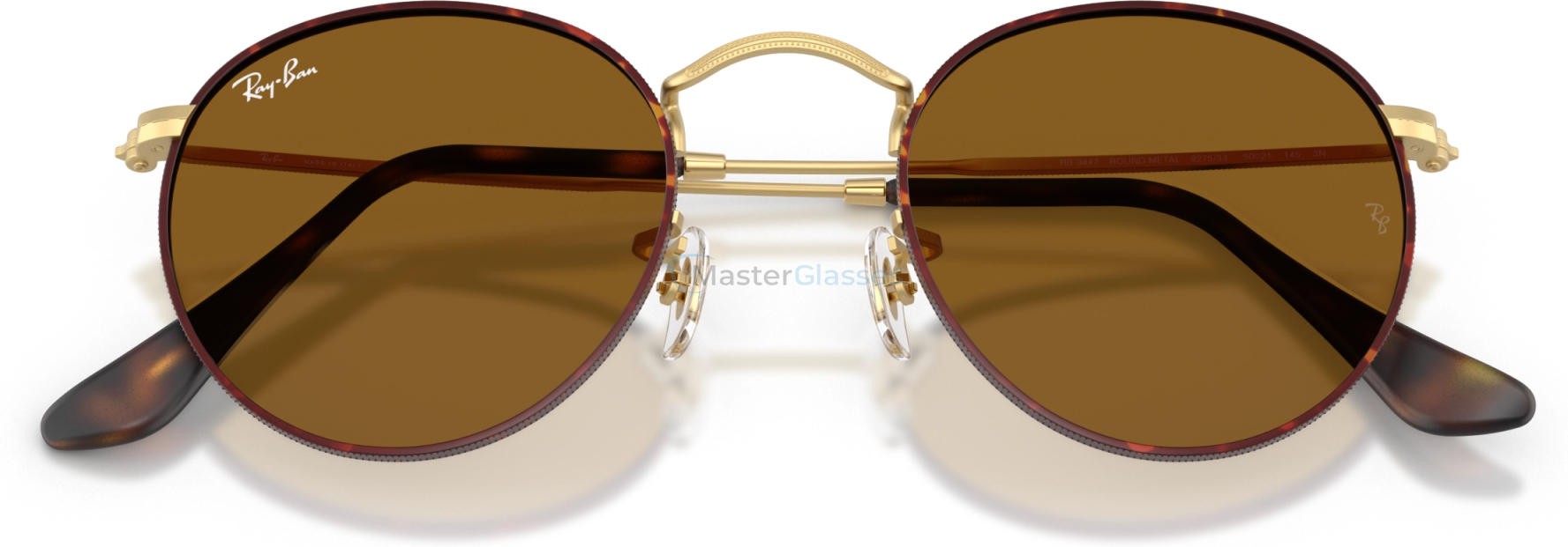   Ray-Ban ROUND METAL RB3447 927533 Havana