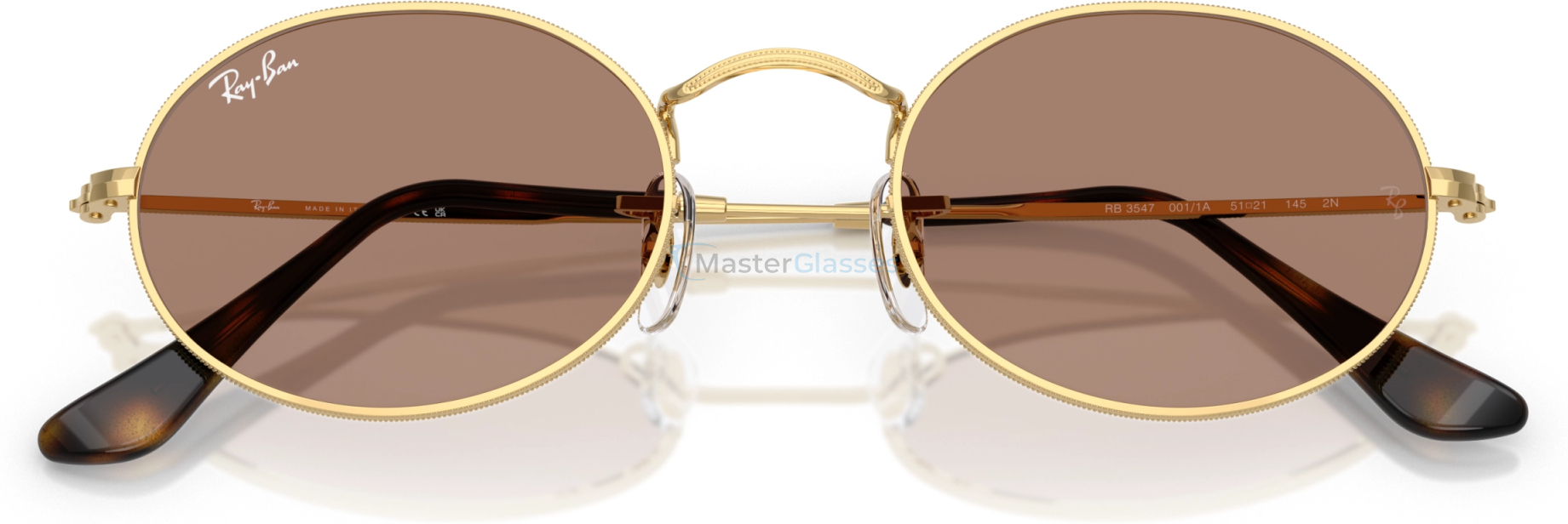   Ray-Ban OVAL RB3547 001/1A Gold
