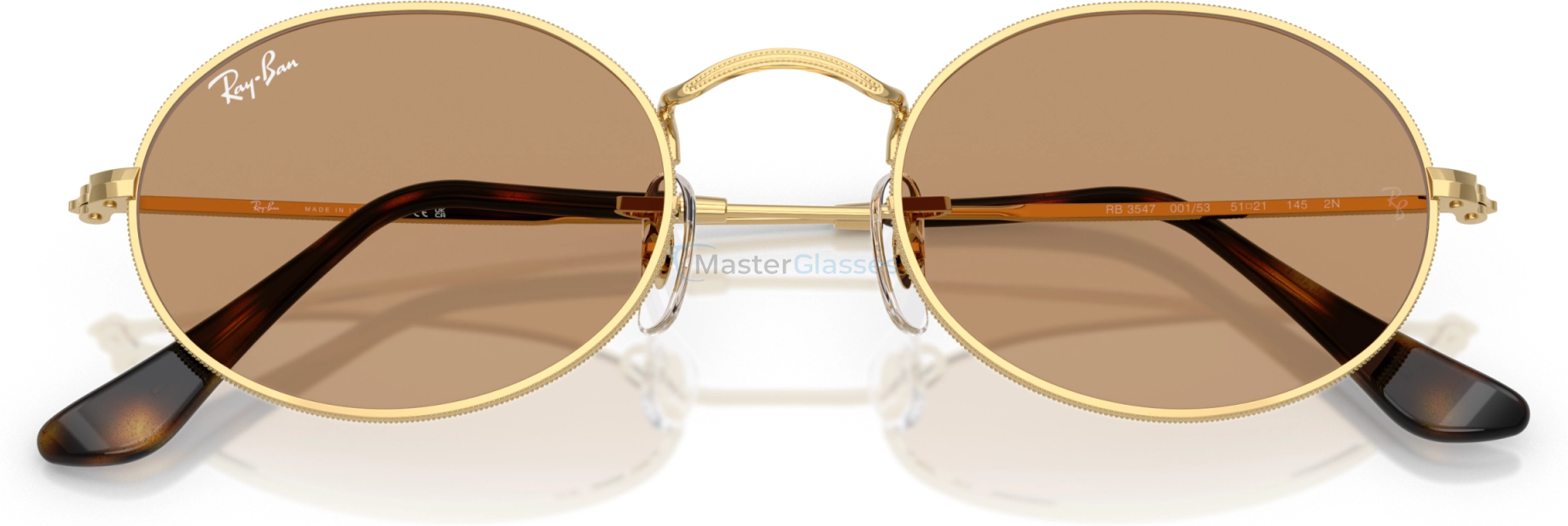   Ray-Ban OVAL RB3547 001/53 Gold