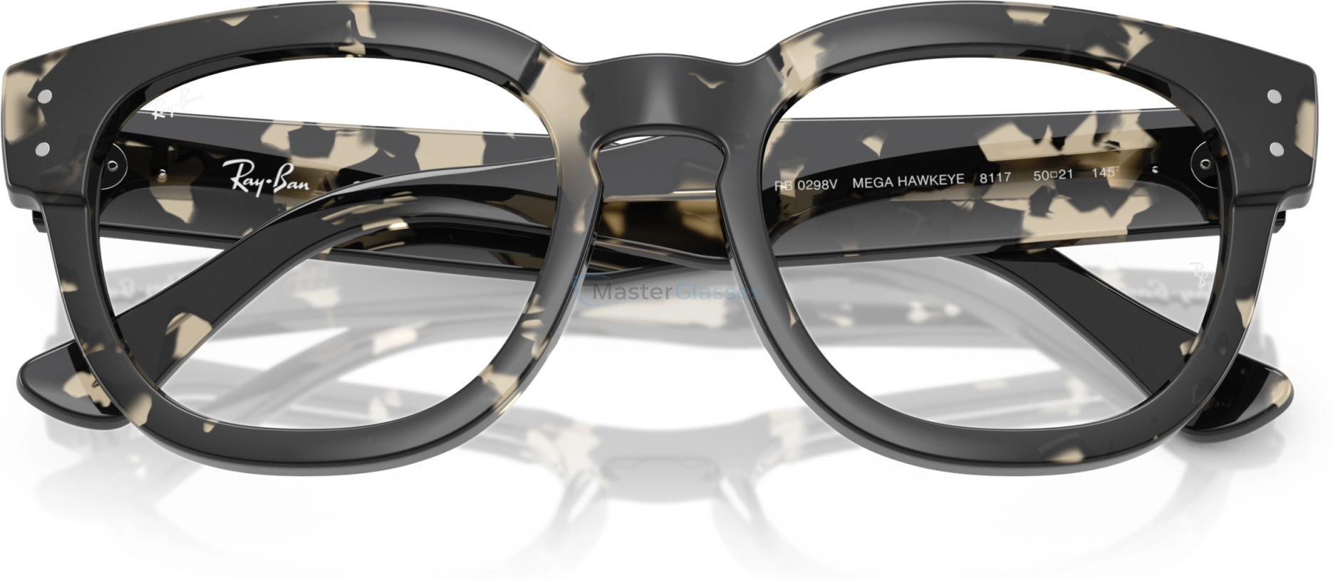  Ray-Ban MEGA HAWKEYE RX0298V 8117 Tortoise