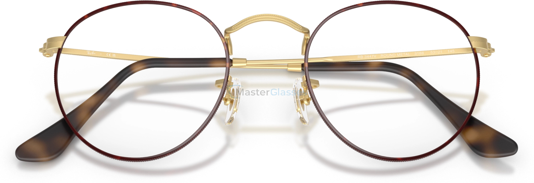  Ray-Ban ROUND METAL RX3447V 3188 Havana