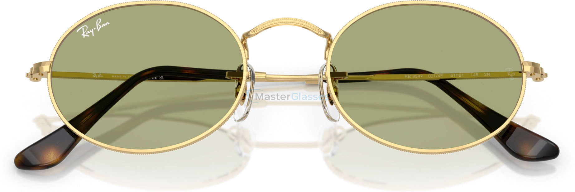   Ray-Ban OVAL RB3547 001/4E Gold