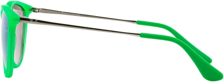 Солнцезащитные очки Ray-Ban Junior Erika RJ9060S 70073R Green Fluo Trasp Rubber
