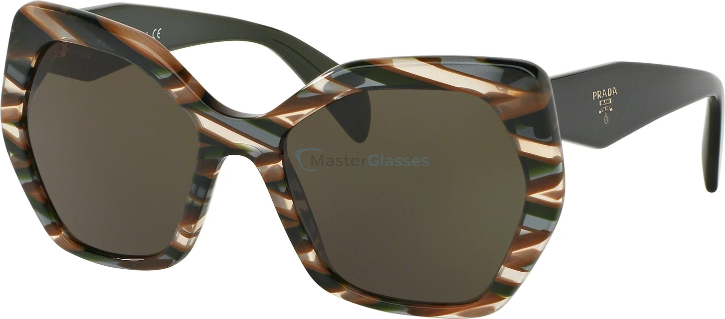 Солнцезащитные очки Prada Heritage PR 16RS VAO4J1 Sheaves Grey Brown