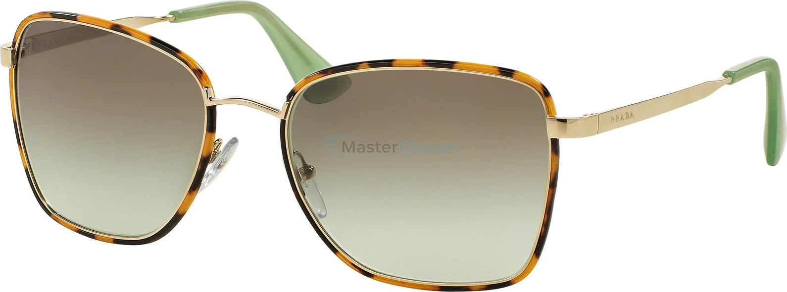 Солнцезащитные очки Prada PR 52SS 7S04K1 Pale Gold