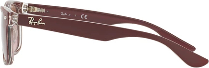�������������� ���� Ray-Ban Junior New Wayfarer RJ9052S 702414 Matte Bordo& On Trasparent