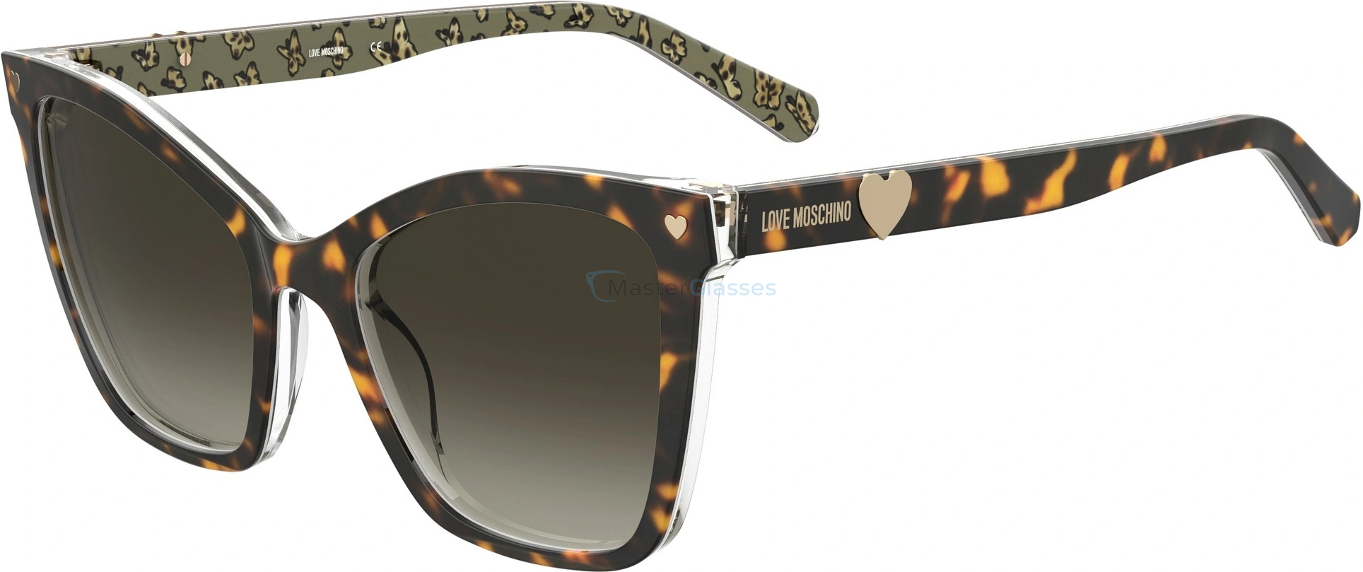   MOSCHINO LOVE MOL045/S 2VM Havana Pattern