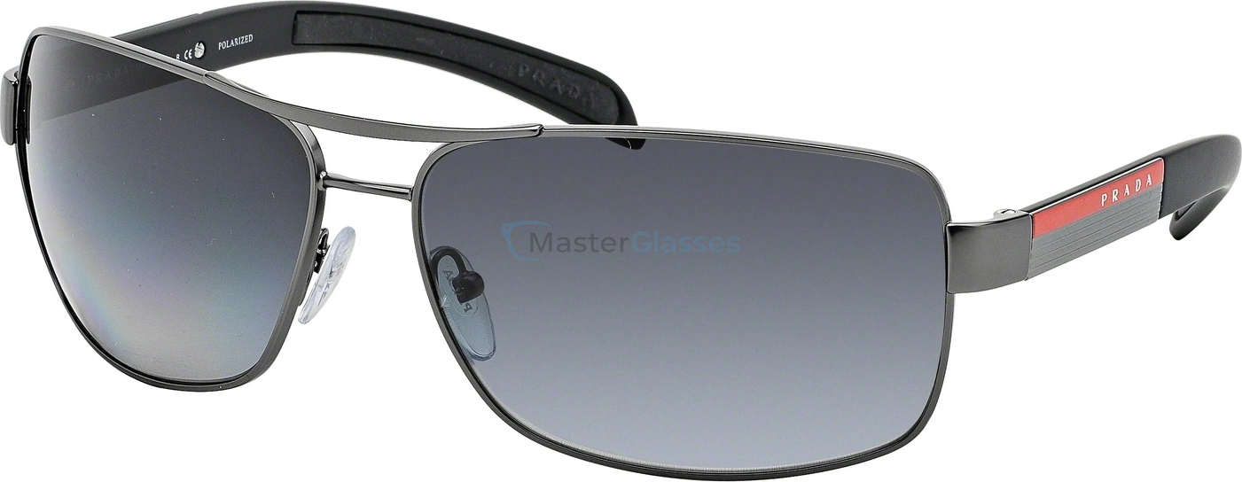 Солнцезащитные очки Prada Linea Rossa PS 54IS 7CQ5W1 Gunmetal Demi Shiny