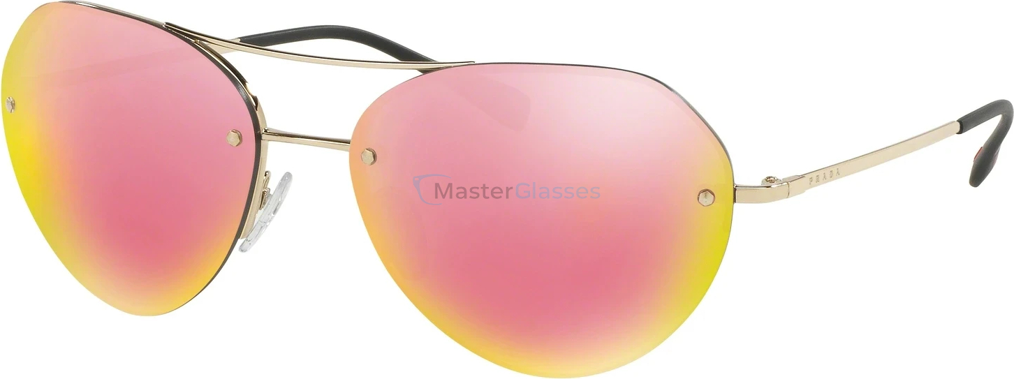 Солнцезащитные очки Prada Linea Rossa PS 57RS ZVN5L2 Pale Gold