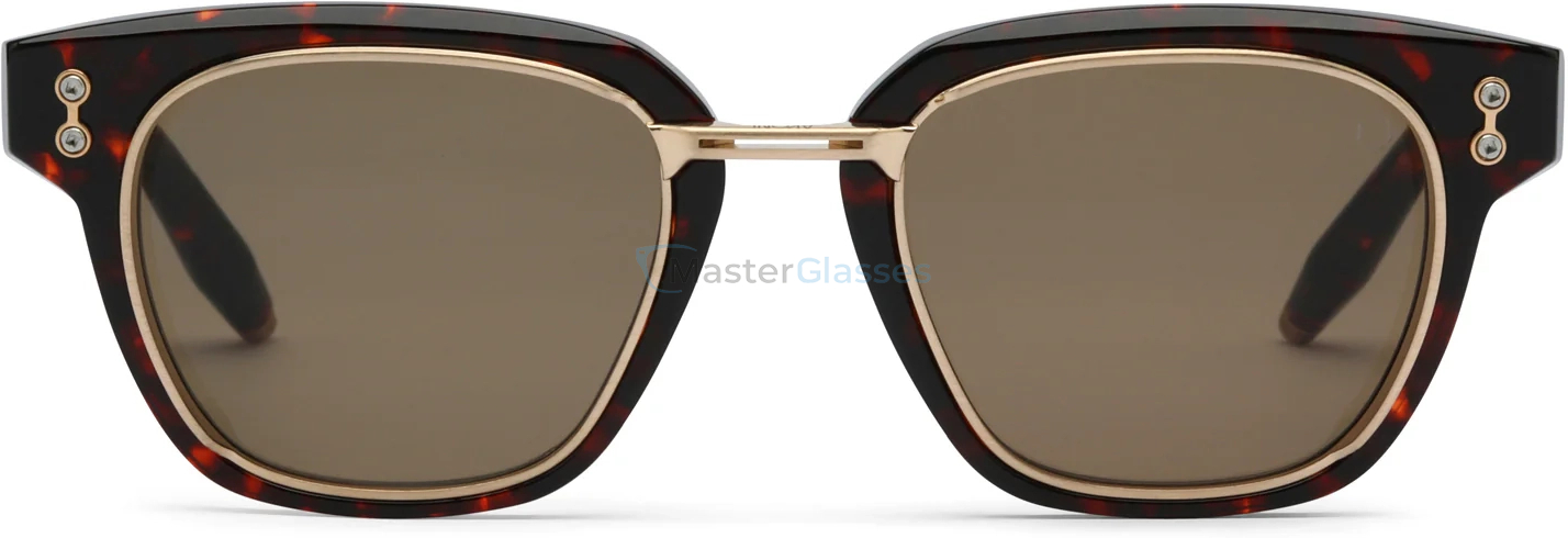   AKONI APOLLO TRT - GLD,  NEW Havana - Antique 12k Gold, Dark Brown Lenses