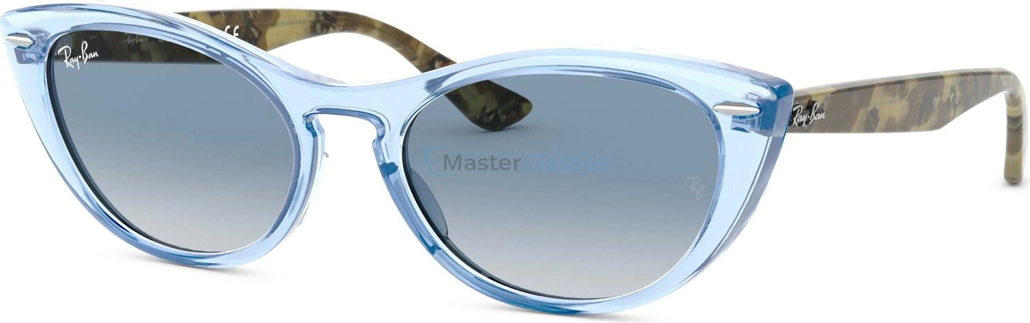   Ray-Ban Nina RB4314N 12833F Transparent Light Blue