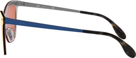 Солнцезащитные очки Ray-Ban Blaze Cat Eye RB3580N 90377J Brusched Blue