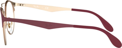 Оправа Ray-Ban RX3545V 3007 Pink Gold On Top Matte Bordeau