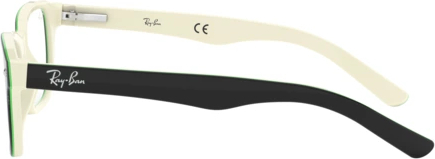 ������ Ray-Ban RY1555 3820 Top Black On White/green