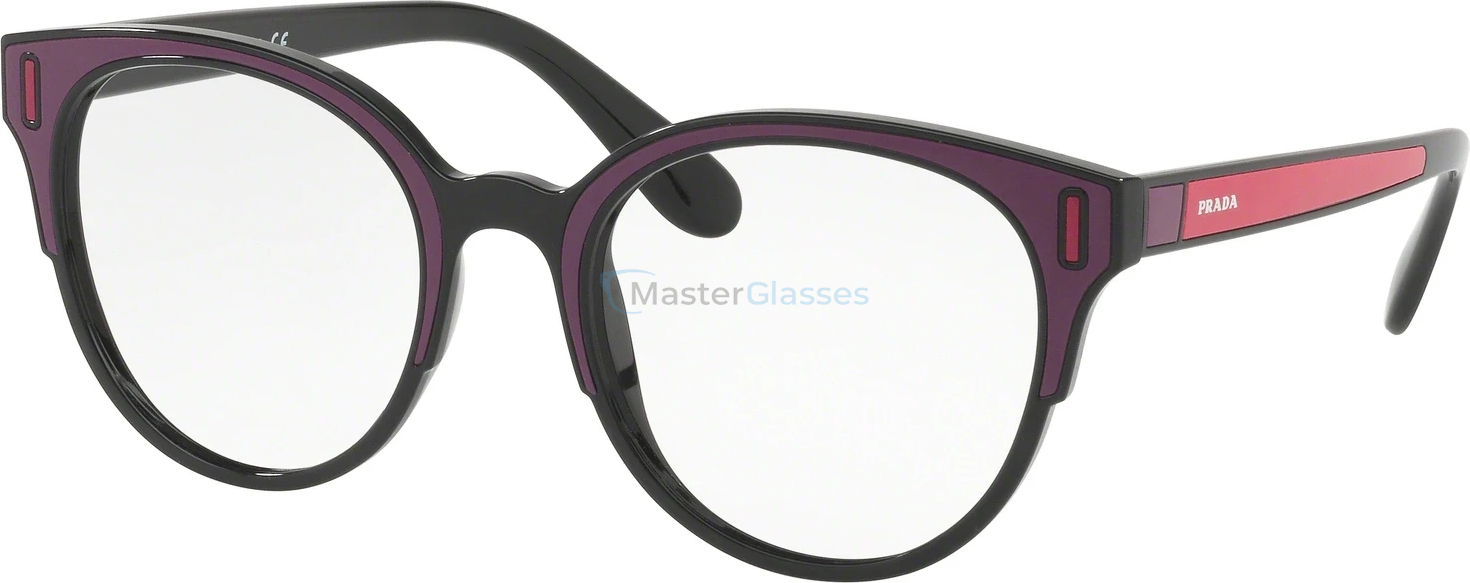 Оправа Prada Catwalk PR 08UV SSA1O1 Black/bordeaux/fuxia